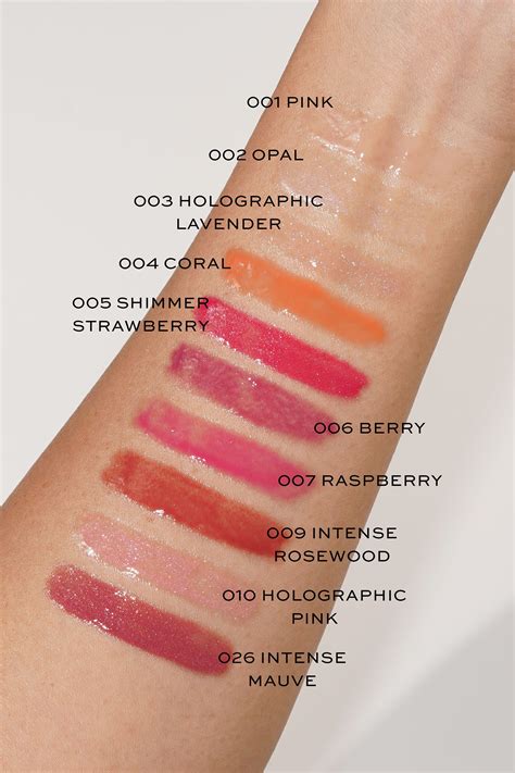 dior addict lip gloss|Dior lip gloss color chart.